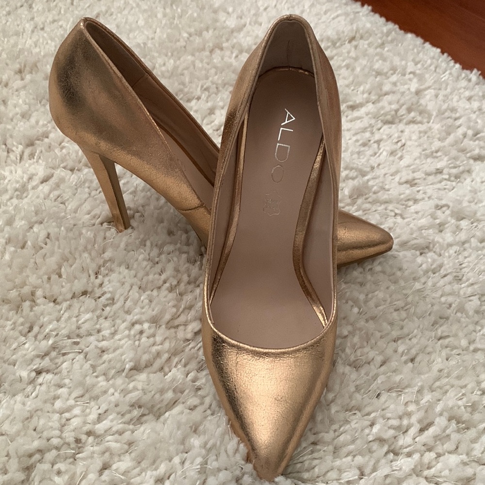 Aldo Gold Heels